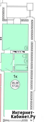 1-комнатная квартира, 37 м², 1/9 эт. на продажу в Бердске Бердск - изображение 1