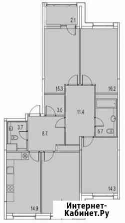 4-комнатная квартира, 112 м², 11/13 эт. на продажу в Санкт-Петербурге Санкт-Петербург