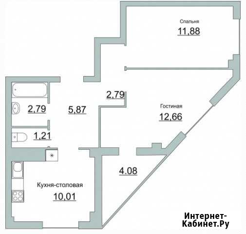 2-комнатная квартира, 49.3 м², 10/10 эт. на продажу в Пскове Псков - изображение 1