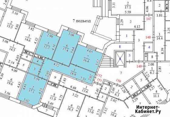 3-комнатная квартира, 86.7 м², 1/7 эт. на продажу в Пироговском Пироговский