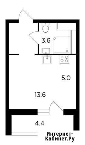 Квартира-студия, 24.4 м², 10/19 эт. на продажу в Москве Москва - изображение 1