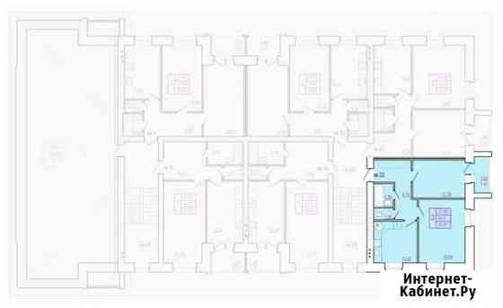 2-комнатная квартира, 52.4 м², 2/3 эт. на продажу в Нерехте Нерехта