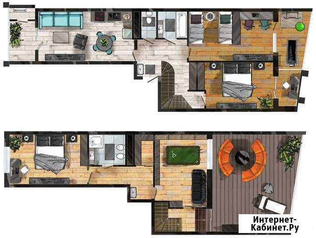 5-комнатная квартира, 146.2 м², 17/18 эт. на продажу в Воронеже Воронеж - изображение 1