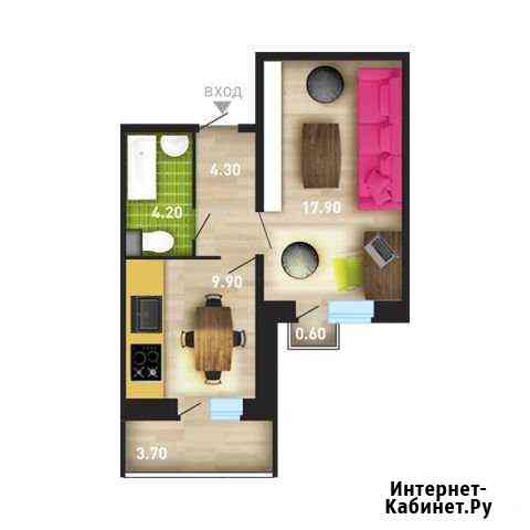 1-комнатная квартира, 39 м², 8/26 эт. на продажу в Воронеже Воронеж