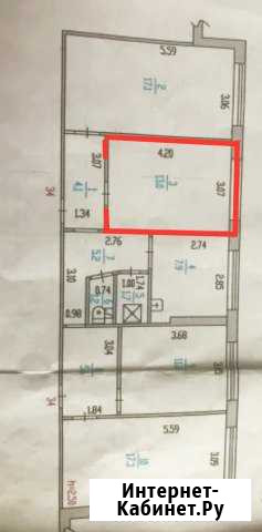 Комната 13 м² в 4-ком. кв., 7/9 эт. на продажу в Барнауле Барнаул - изображение 1