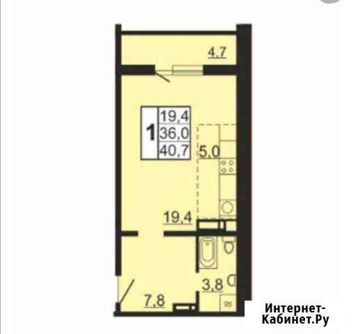 Квартира-студия, 40 м², 3/20 эт. на продажу в Челябинске Челябинск