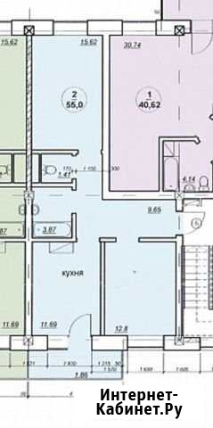2-комнатная квартира, 55 м², 7/10 эт. на продажу в Улан-Удэ Улан-Удэ - изображение 1
