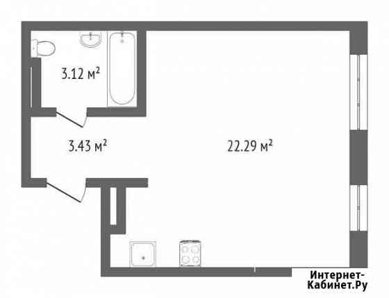 1-комнатная квартира, 28.8 м², 3/8 эт. на продажу в Сургуте Ханты-Мансийского АО Сургут