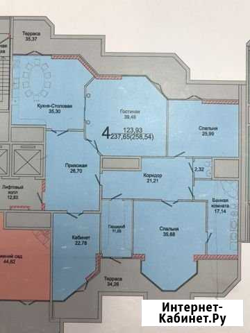 4-комнатная квартира, 306 м², 22/22 эт. на продажу в Краснодаре Краснодар - изображение 1