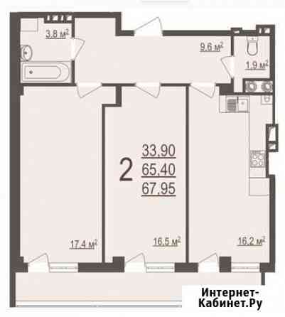 2-комнатная квартира, 68 м², 3/8 эт. на продажу в Белгороде Белгород
