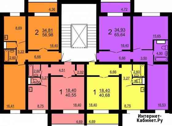 2-комнатная квартира, 59.3 м², 9/10 эт. на продажу в Челябинске Челябинск