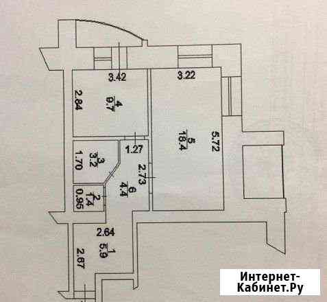 1-комнатная квартира, 43 м², 4/10 эт. на продажу в Кемерово Кемерово