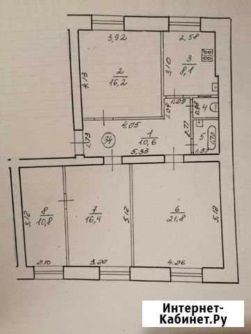 4-комнатная квартира, 87 м², 1/5 эт. на продажу в Дзержинске Дзержинск - изображение 1