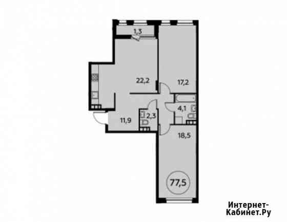 2-комнатная квартира, 77.5 м², 6/16 эт. на продажу в Коммунарке Коммунарка