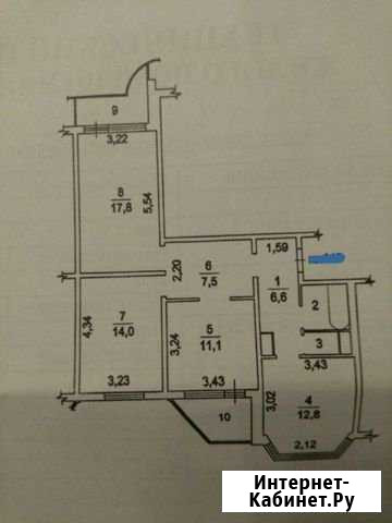 3-комнатная квартира, 77.4 м², 7/17 эт. на продажу в Лобне Лобня - изображение 1