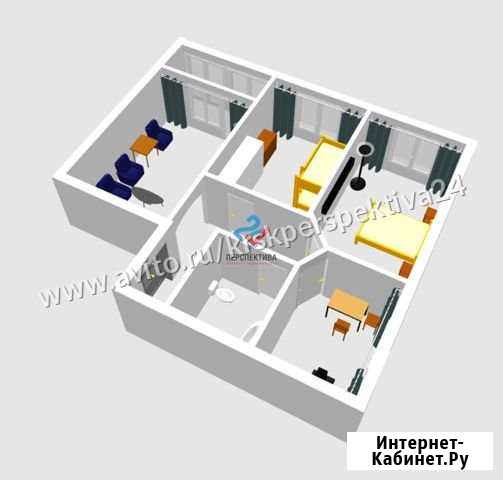 3-комнатная квартира, 73.5 м², 13/24 эт. на продажу в Красноярске Красноярск - изображение 1