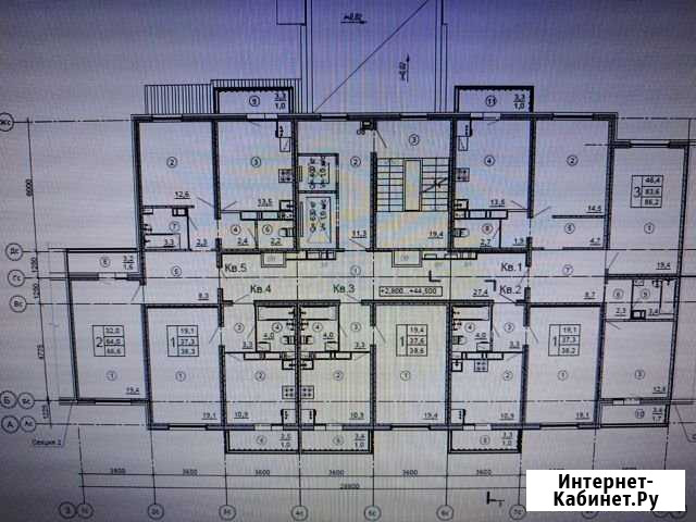 1-комнатная квартира, 38 м², 5/17 эт. на продажу в Воронеже Воронеж - изображение 1