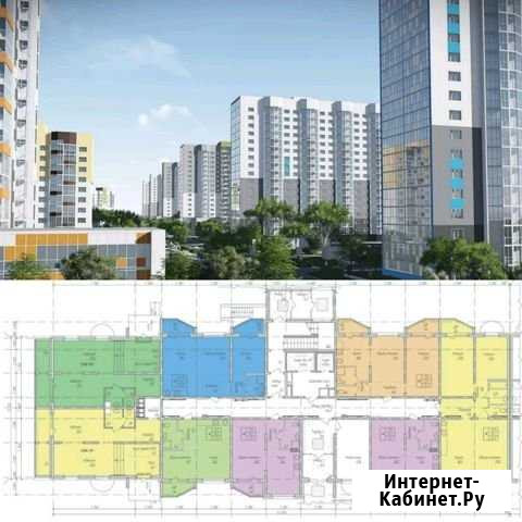 1-комнатная квартира, 40 м², 2/19 эт. на продажу в Барнауле Барнаул - изображение 1