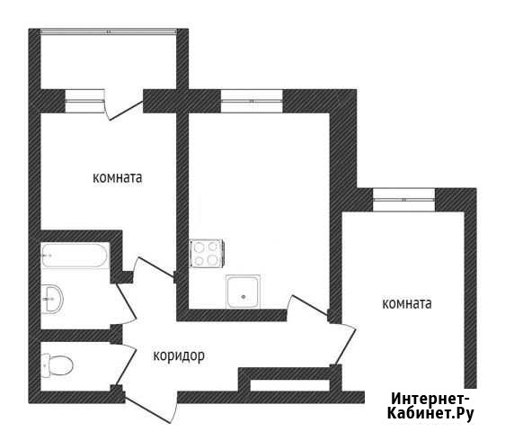 2-комнатная квартира, 52.8 м², 11/17 эт. на продажу в Сургуте Ханты-Мансийского АО Сургут - изображение 1