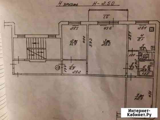 3-комнатная квартира, 70 м², 4/5 эт. на продажу в Калининграде Калининград