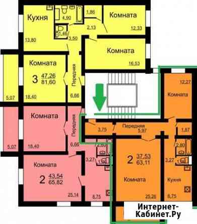 2-комнатная квартира, 65 м², 3/10 эт. на продажу в Челябинске Челябинск