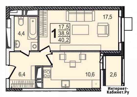 1-комнатная квартира, 40.2 м², 16/24 эт. на продажу в Мытищах Мытищи