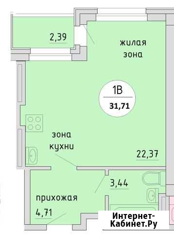 1-комнатная квартира, 32 м², 11/12 эт. на продажу в Новосибирске Новосибирск - изображение 1