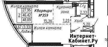 2-комнатная квартира, 49.8 м², 9/31 эт. на продажу в Ростове-на-Дону Ростов-на-Дону