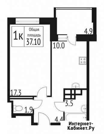 1-комнатная квартира, 39.6 м², 11/16 эт. на продажу в Брянске Брянск