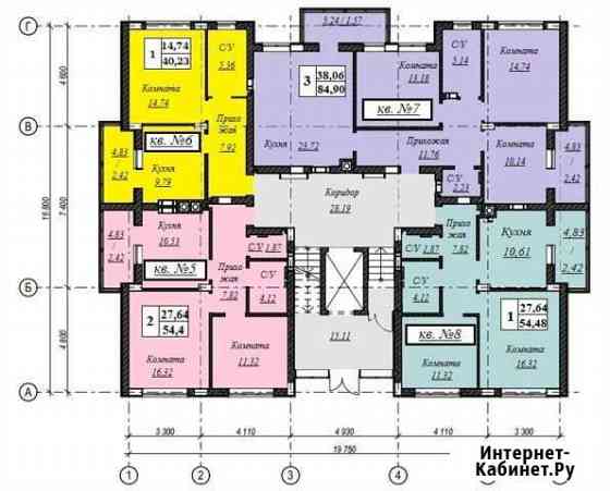 1-комнатная квартира, 40.2 м², 2/5 эт. на продажу в Светлогорске Светлогорск