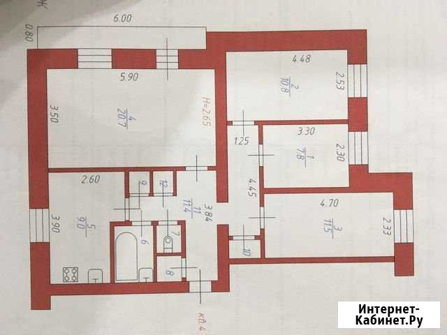 4-комнатная квартира, 77.2 м², 2/3 эт. на продажу в Гавриловом Посаде Гаврилов Посад - изображение 1