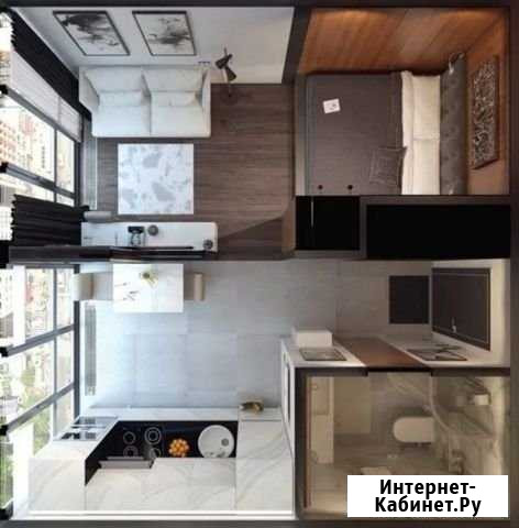 1-комнатная квартира, 42.4 м², 5/12 эт. на продажу в Кемерово Кемерово - изображение 1