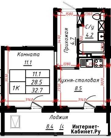 1-комнатная квартира, 32.7 м², 2/10 эт. на продажу в Барнауле Барнаул - изображение 1