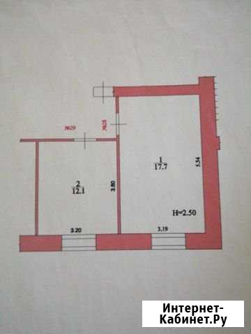 Комната 30 м² в 2-ком. кв., 2/5 эт. на продажу во Фролово Фролово - изображение 1