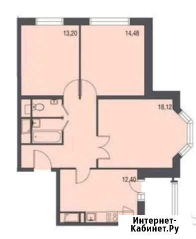 3-комнатная квартира, 75 м², 15/22 эт. на продажу в Домодедово Домодедово - изображение 1