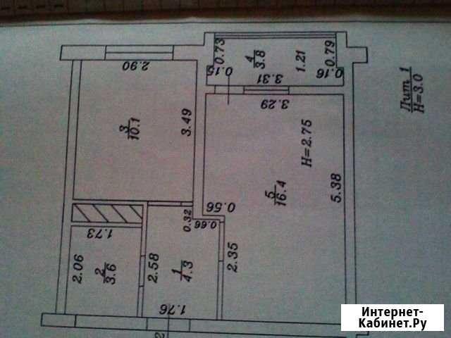 1-комнатная квартира, 38 м², 20/21 эт. на продажу в Анапе Анапа - изображение 1