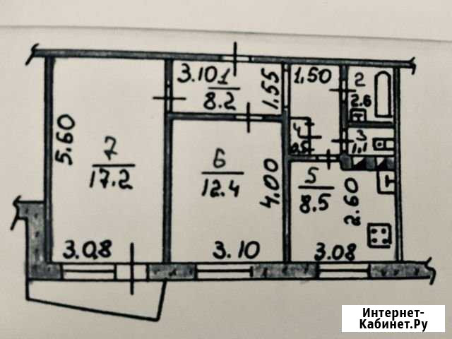 2-комнатная квартира, 51.3 м², 4/9 эт. на продажу в Орле Орёл - изображение 1