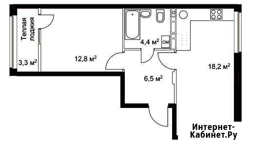 1-комнатная квартира, 45.2 м², 8/10 эт. на продажу в Нижнем Новгороде Нижний Новгород - изображение 1