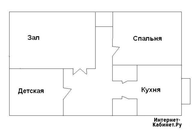 3-комнатная квартира, 61 м², 4/5 эт. на продажу в Грозном Грозный - изображение 1