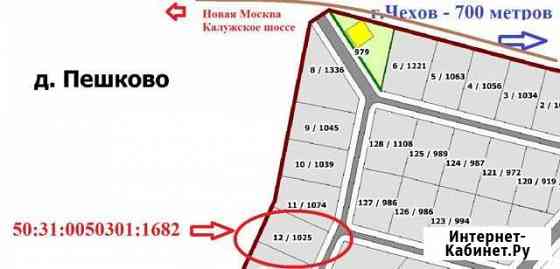 Участок ИЖС 10 сот. на продажу в Чехове Московской области Чехов
