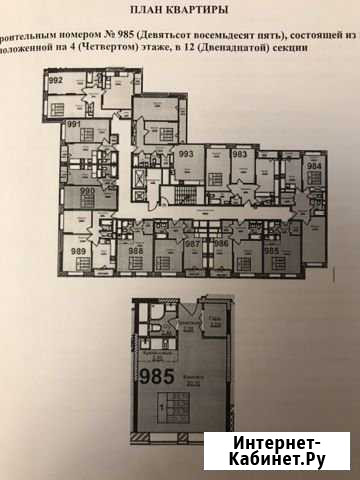 Квартира-студия, 29.4 м², 4/15 эт. на продажу в Коммунарке Коммунарка - изображение 1
