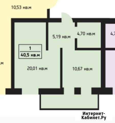 2-комнатная квартира, 40.5 м², 2/12 эт. на продажу в Улан-Удэ Улан-Удэ - изображение 1
