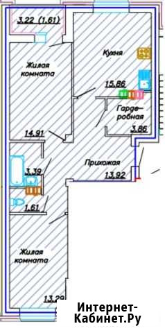 2-комнатная квартира, 68 м², 3/6 эт. на продажу в Оренбурге Оренбург - изображение 1