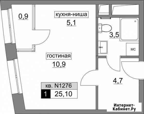 Квартира-студия, 25.1 м², 3/21 эт. на продажу в Москве Москва