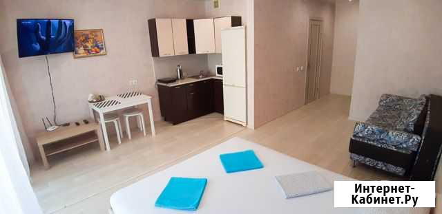 Квартира-студия, 35 м², 14/17 эт. в аренду посуточно в Новосибирске Новосибирск - изображение 1