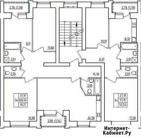 3-комнатная квартира, 91.3 м², 5/5 эт. на продажу в Октябрьском Республики Башкортостан Октябрьский