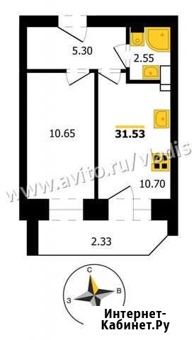 1-комнатная квартира, 31.5 м², 8/10 эт. на продажу во Владимире Владимир - изображение 1