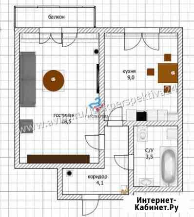 1-комнатная квартира, 37.3 м², 23/24 эт. на продажу в Красноярске Красноярск