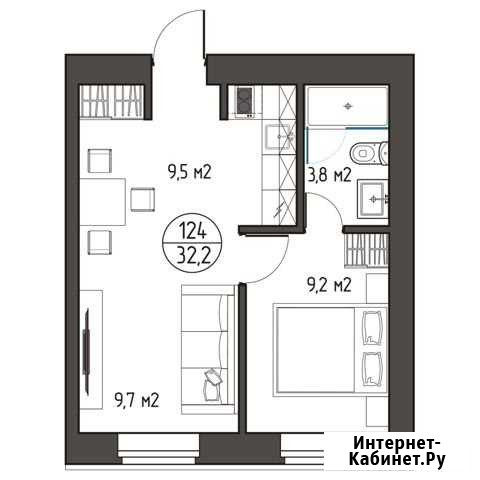 1-комнатная квартира, 31.8 м², 2/5 эт. на продажу в Москве Москва - изображение 1