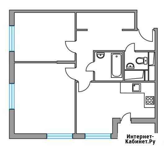 2-комнатная квартира, 49.7 м², 21/24 эт. на продажу в Одинцово Одинцово